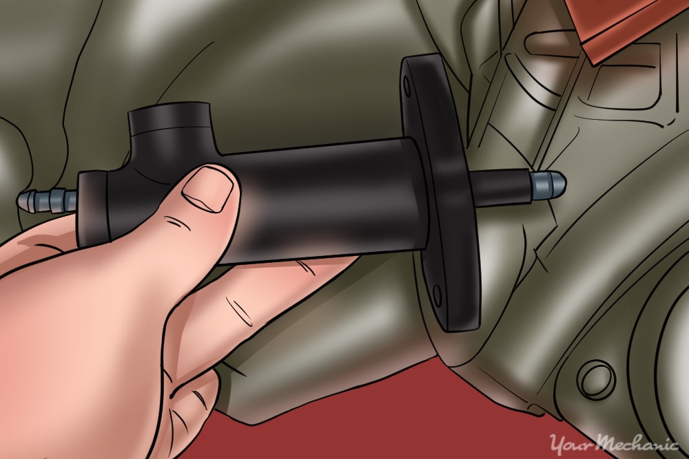 从发动机上拆下的从动缸